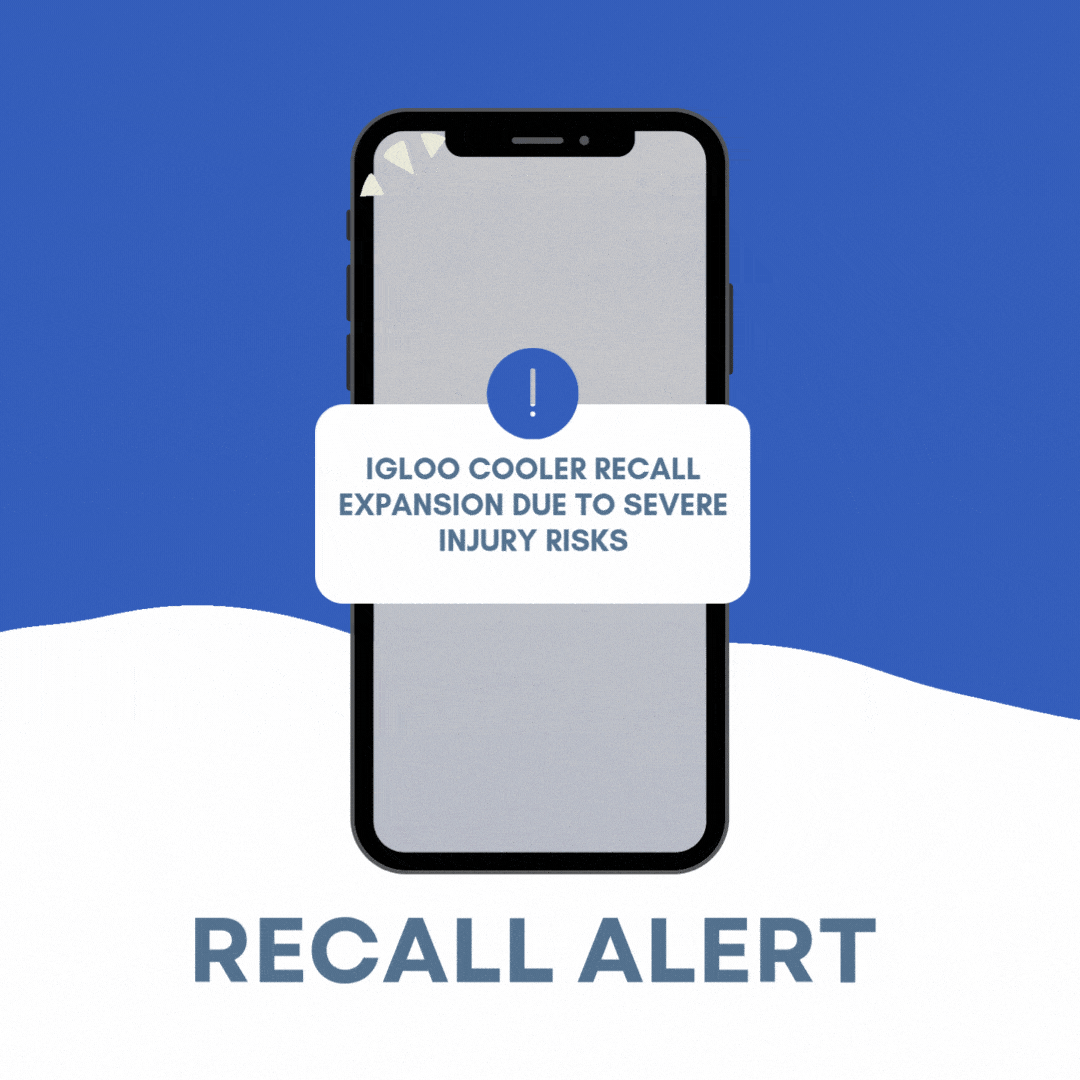 RECALL ALERT IGLOO EXPANDS RECALL
